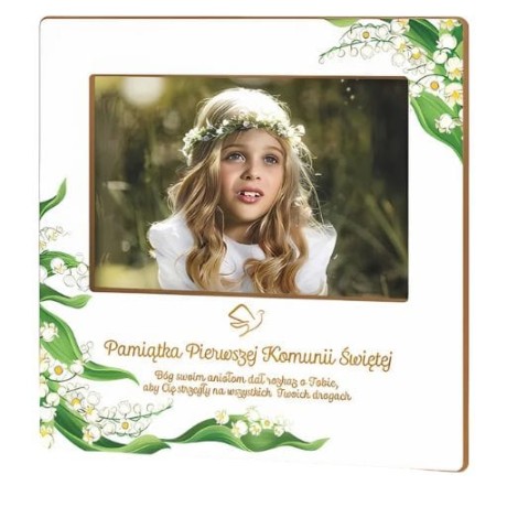 Przejdź do produktu Ramka na zdjęcie KOMUNIA - Konwalia - #3310-KOM1