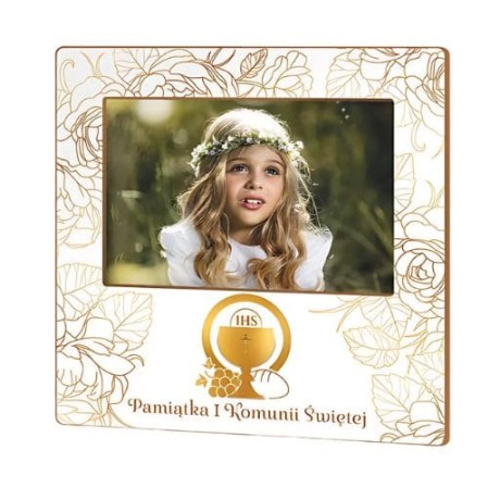 Przejdź do produktu Ramka na zdjęcie KOMUNIA - Kielich - #3310-KOM6