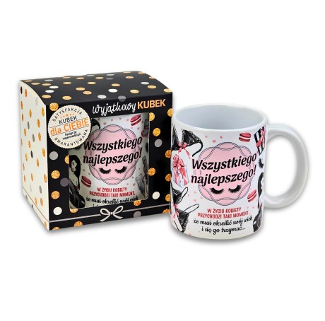 Przejdź do produktu Kubek w opakowaniu dla Kobiety Wszystkiego Najlepszego - Pani Gadżet - #3309PIG-WN