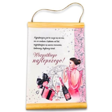 Przejdź do produktu Dyplom Wszystkiego Najlepszego - Elegantka Pani - #3306-EPIWN