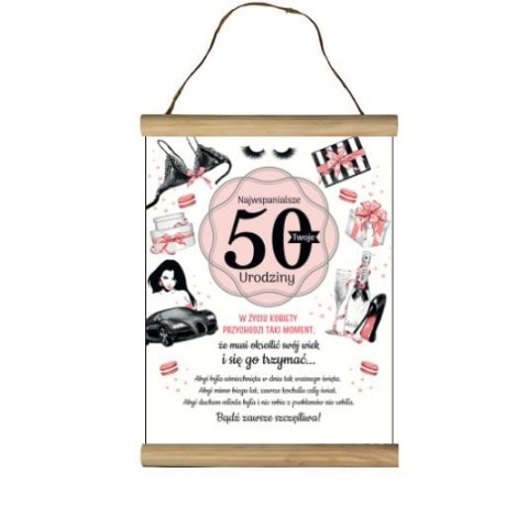 Przejdź do produktu Dyplom 50 urodziny - Pani Gadżet - #3306-PIG50