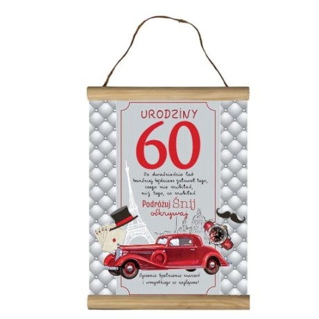 Przejdź do produktu Dyplom 60 urodziny dla mężczyzny #3306-UR04-60