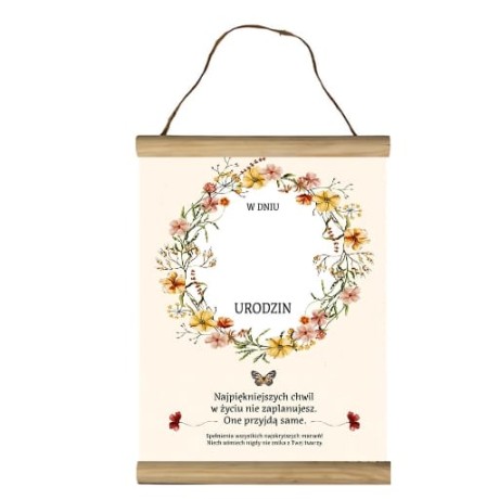 Przejdź do produktu Dyplom na urodziny życzenia dla kobiety do wypisania  #3306-UR02-OG