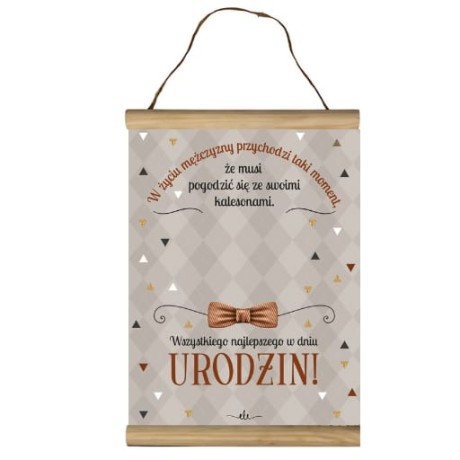 Przejdź do produktu Dyplom na urodziny życzenia dla mężczyzny do wypisania #3306-UR15-OG