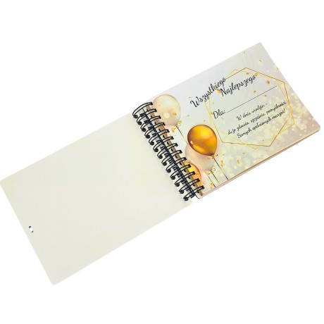 Przejdź do produktu Kolorowy ALBUM NA ZDJĘCIA - piękny prezent na 18 urodziny - Dowód Chłopak - #3343-DC18