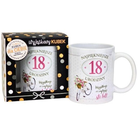 Przejdź do produktu Kubek na 18 urodziny dla kobiety (rower) #3309-UR19-18