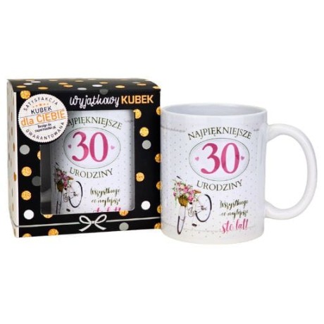Przejdź do produktu Kubek na 30 urodziny dla kobiety (rower) #3309-UR19-30