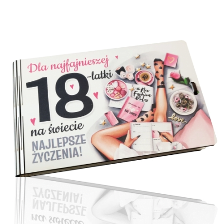 Przejdź do produktu Pudełko na pieniądze banknotówka 18stka Sweet Dziewczyna  #3302SW