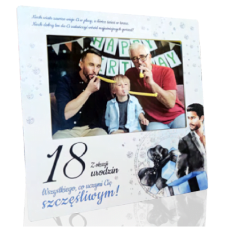 Przejdź do produktu Ramka na zdjęcia 18te urodziny Elegant Pan #3310EPN18
