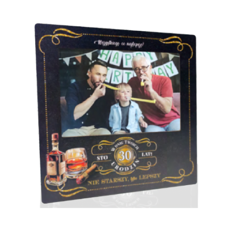 Przejdź do produktu Ramka na zdjęcia 30 urodziny Whisky #3310WY30