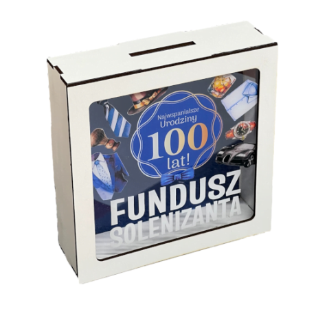 Przejdź do produktu Skarbonka z okienkiem na urodziny GADŻET MĘŻCZYZNA #3301GM100
