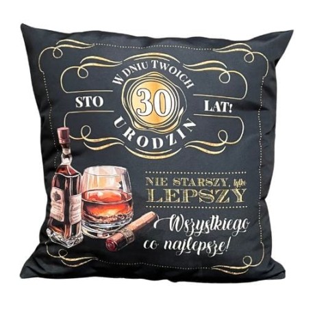 Przejdź do produktu Poduszka okolicznościowa na 30 urodziny #3335WY30