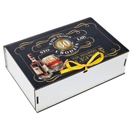 Przejdź do produktu Pudełko dzielone na gadżety 30 urodziny Whisky #3307WY30