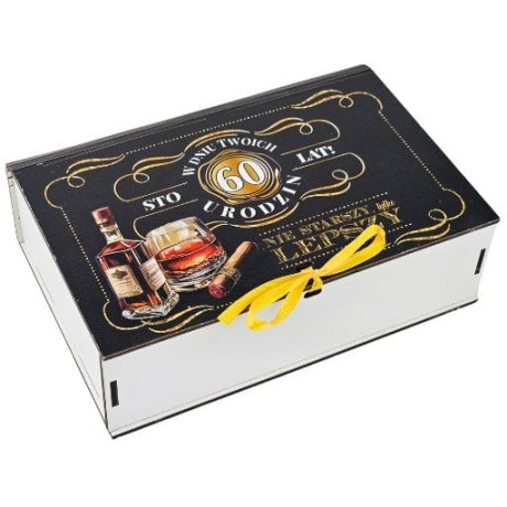Przejdź do produktu Pudełko dzielone na gadżety 60 urodziny Whisky #3307WY60