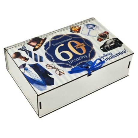 Przejdź do produktu Pudełko dzielone na gadżety 60 urodziny Pan Gadżet #3307PNG60