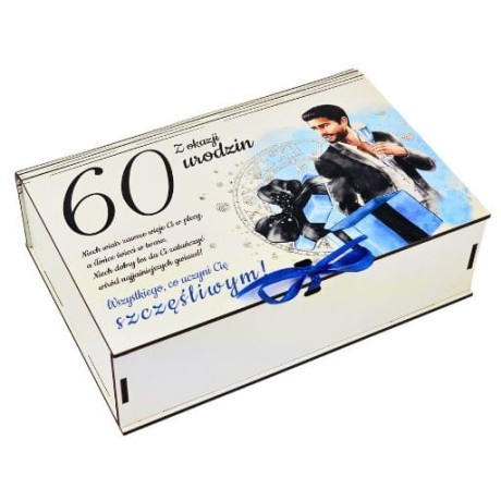 Przejdź do produktu Pudełko dzielone na gadżety 60 urodziny Elegant Pan #3307EPN60