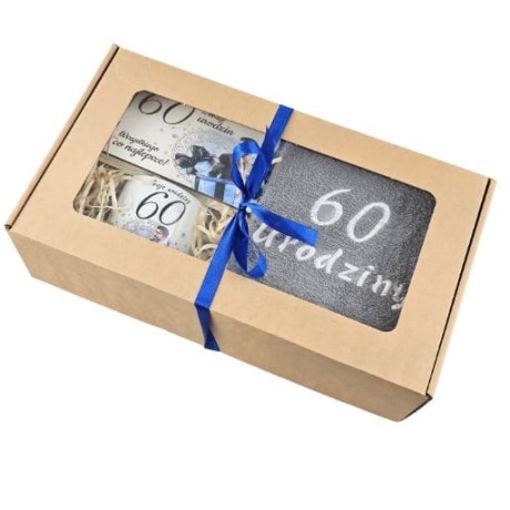 Przejdź do produktu Zestaw kubek + banknotówka + ręcznik na 60 urodziny Elegant Pan #3327EPN60