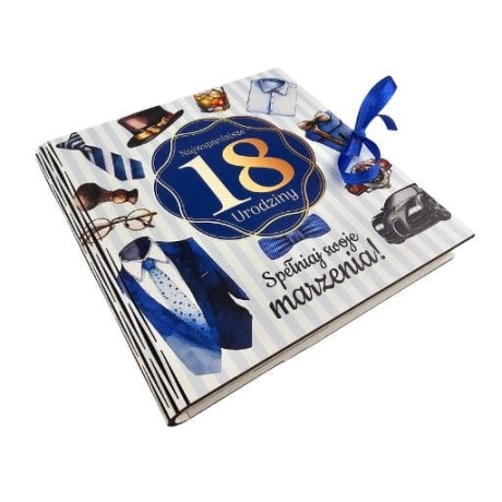 Przejdź do produktu Pudełko na pieniądze kwadratowa 18stka Pan Gadżet #3308PNG18