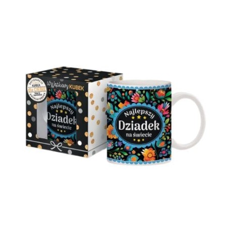 Przejdź do produktu Kubek w opakowaniu - Najlepszy Dziadek na świecie - dzień dziadka #3309D1
