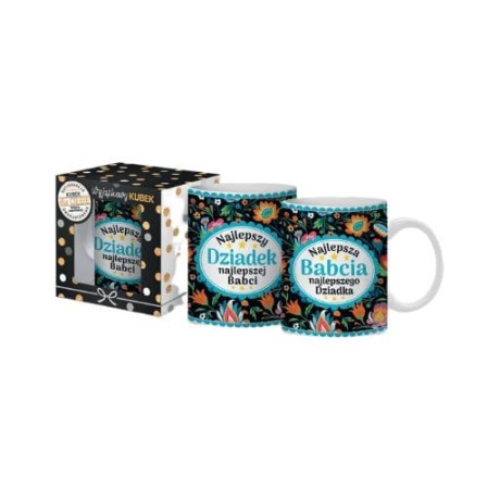 Przejdź do produktu Kubek w opakowaniu - Najlepszy Dziadek najlepszej Babci - dzień dziadka #3309BD1D