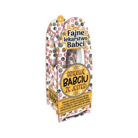 Przejdź do produktu Skrzynka na eliksir nalewkę alkohol – Dziękuję Babciu że jesteś – dzień babci #3332B4
