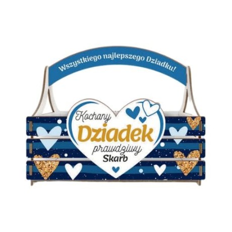 Przejdź do produktu Koszyczek – Kochany Dziadek prawdziwy skarb – dzień dziadka #3330D3