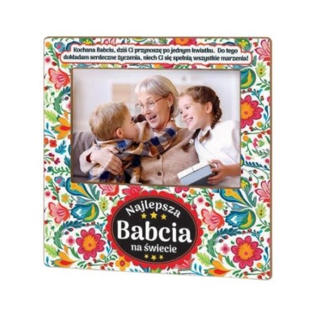 Przejdź do produktu Ramka na zdjęcie – Najlepsza Babcia na świecie – dzień babci #3310B1