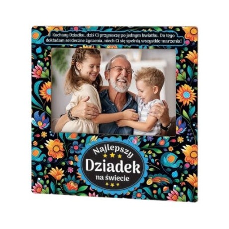 Przejdź do produktu Ramka na zdjęcie –  Najlepszy Dziadek na świecie – dzień dziadka #3310D1
