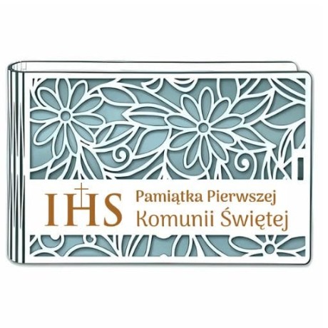 Przejdź do produktu Pudełko na pieniądze banknotówka KOMUNIA - Ażur - #3302A-KOM2N