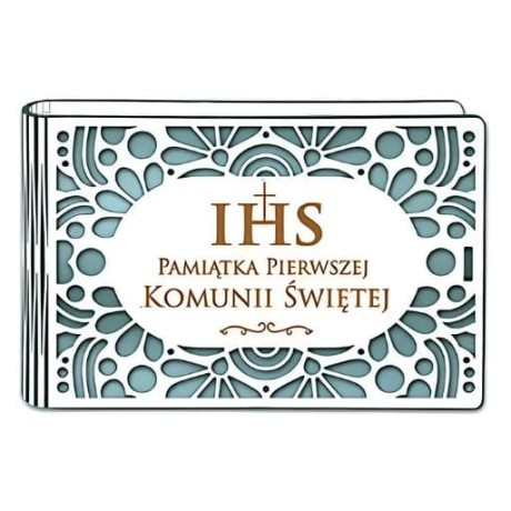 Przejdź do produktu Pudełko na pieniądze banknotówka KOMUNIA - Ażur - #3302A-KOM3N
